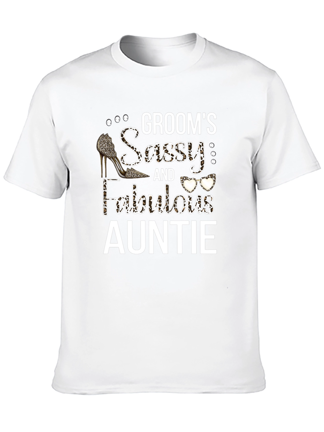 Grooms Sassy & Fabulous Auntie Graphic T-Shirt