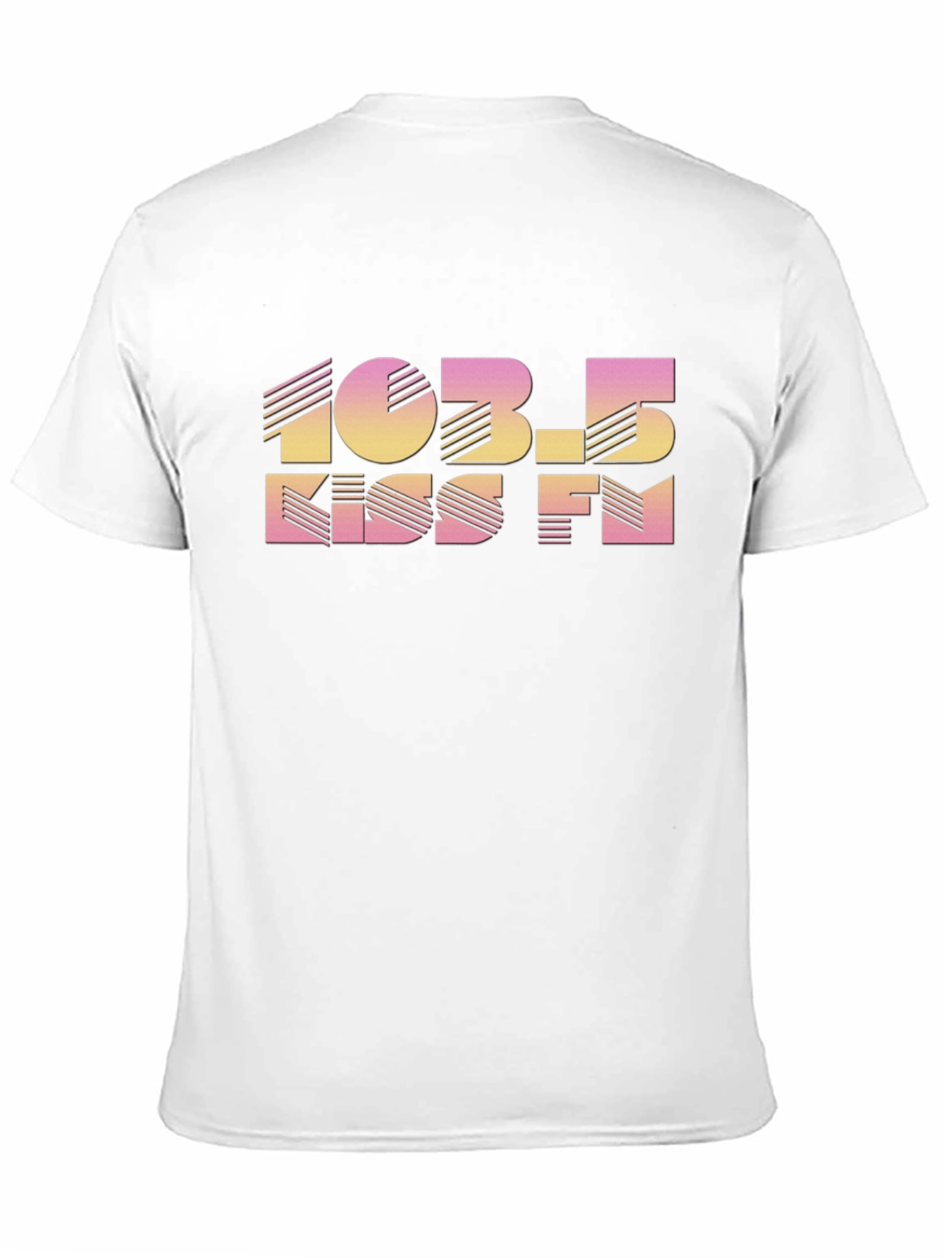 103.5 KISS FM Retro Black T-Shirt