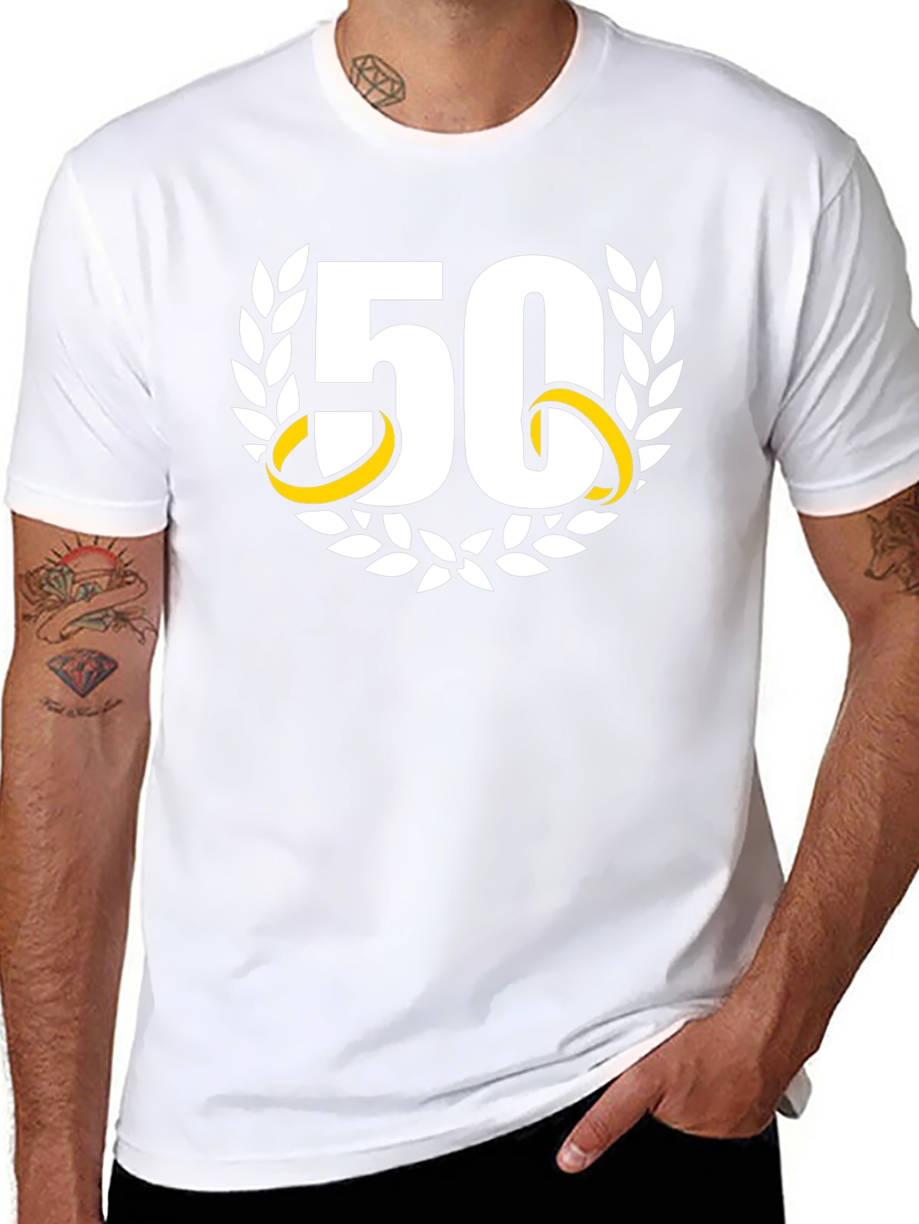 50th Anniversary Graphic Tee - Black