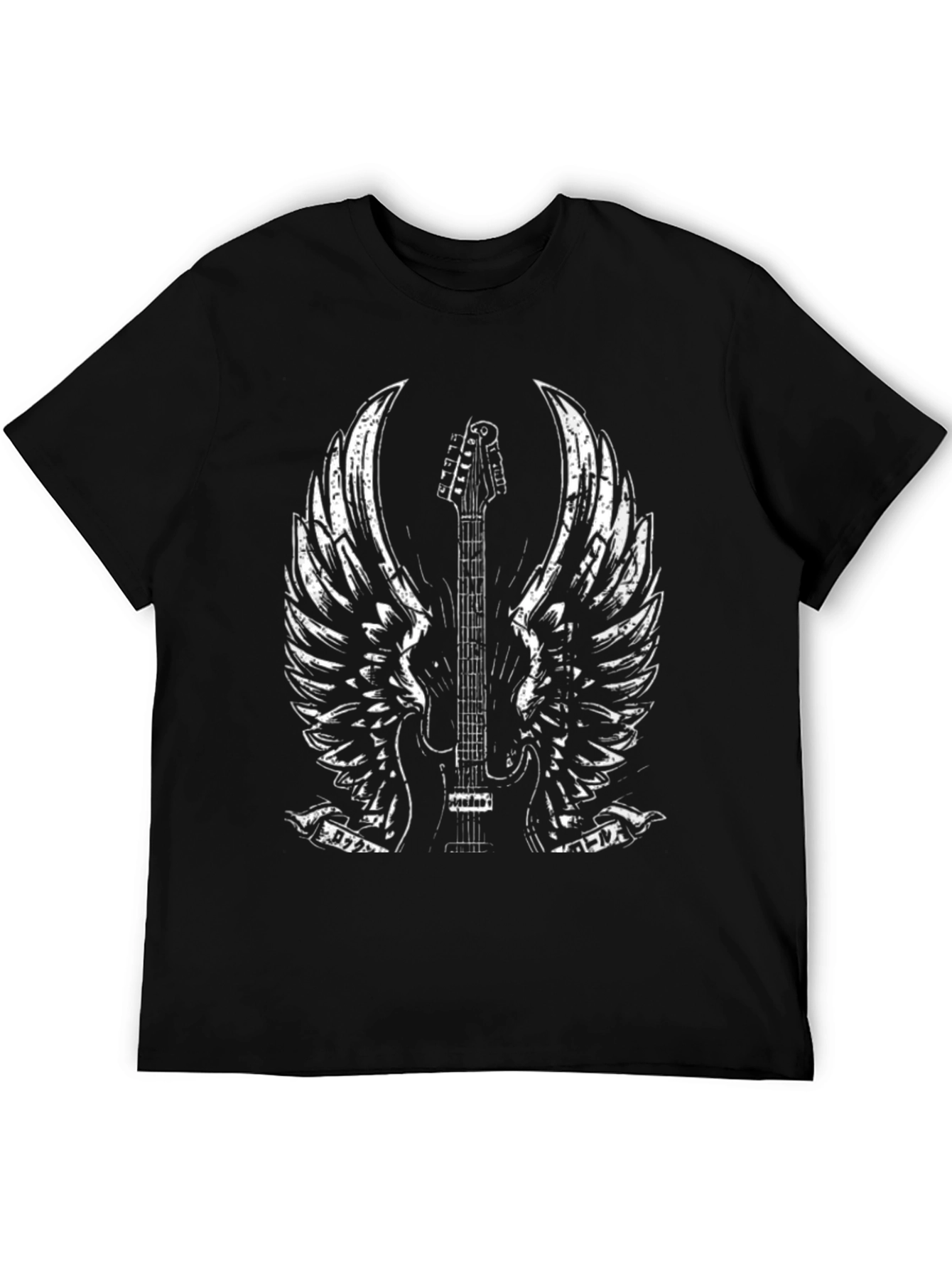 Guitar Wings Graphic Tee - Rocker Style