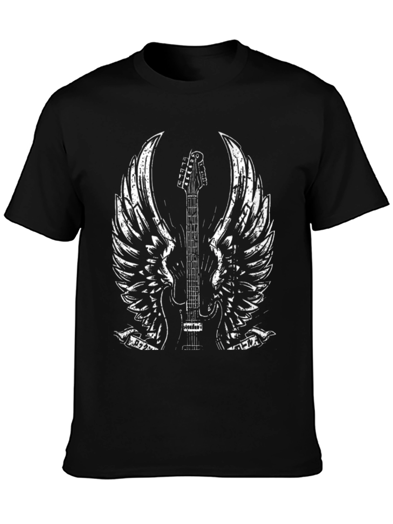 Guitar Wings Graphic Tee - Rocker Style