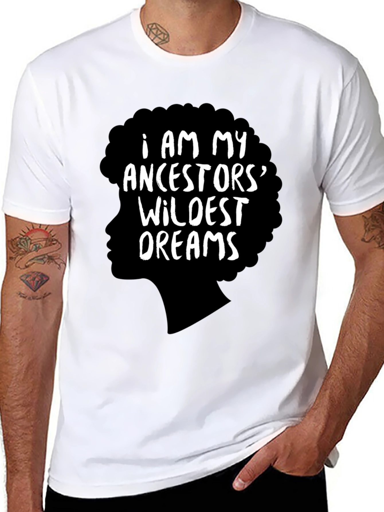 Ancestors Wildest Dreams Black Graphic Tee
