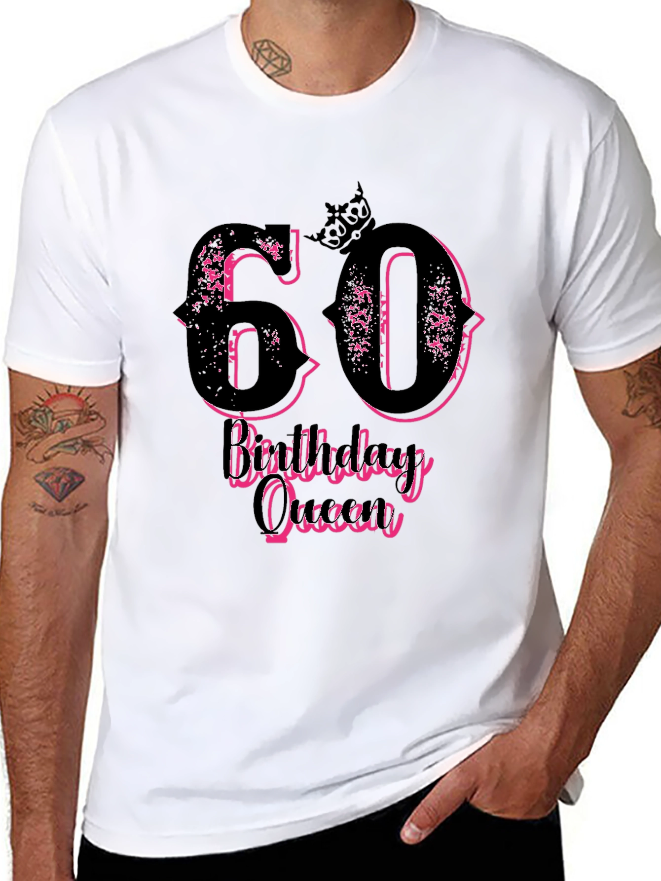 60th Birthday Queen T-Shirt - Stylish & Fun!