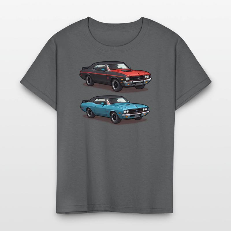 AI Old School 1970s Style Cars