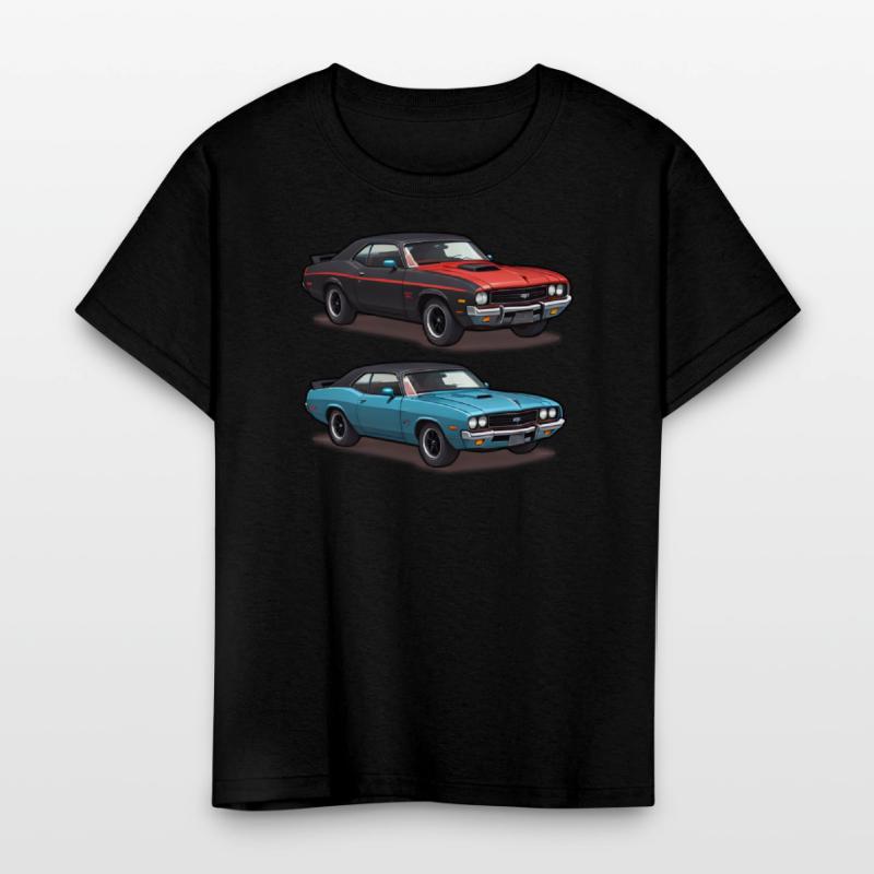 AI Old School 1970s Style Cars