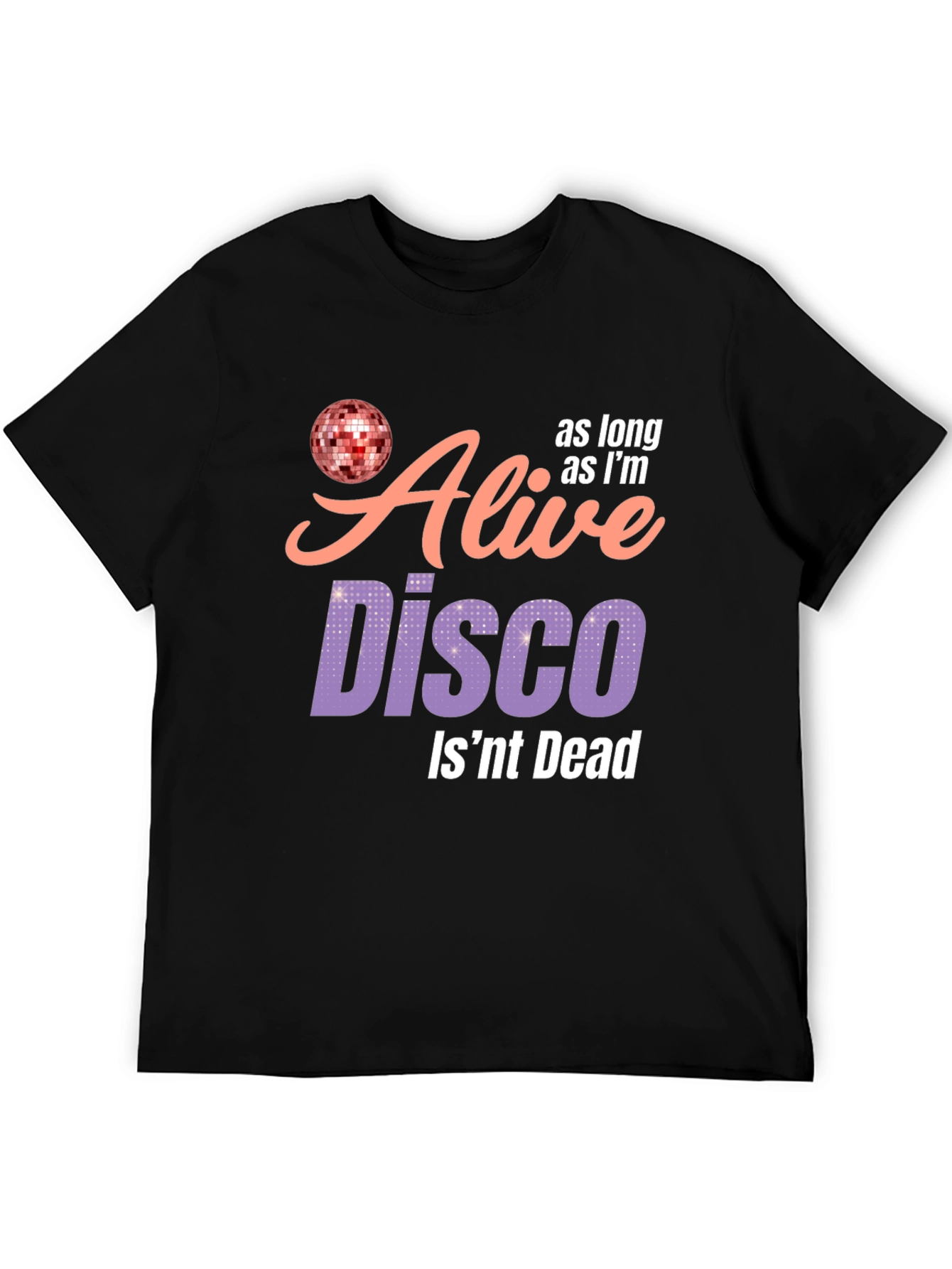 Alive Disco T-Shirt - Disco Ball Graphic Tee