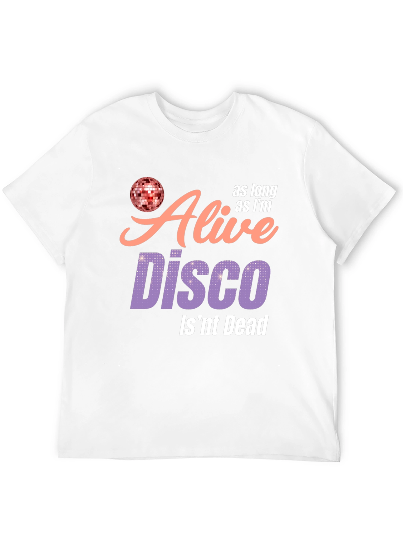 Alive Disco T-Shirt - Disco Ball Graphic Tee