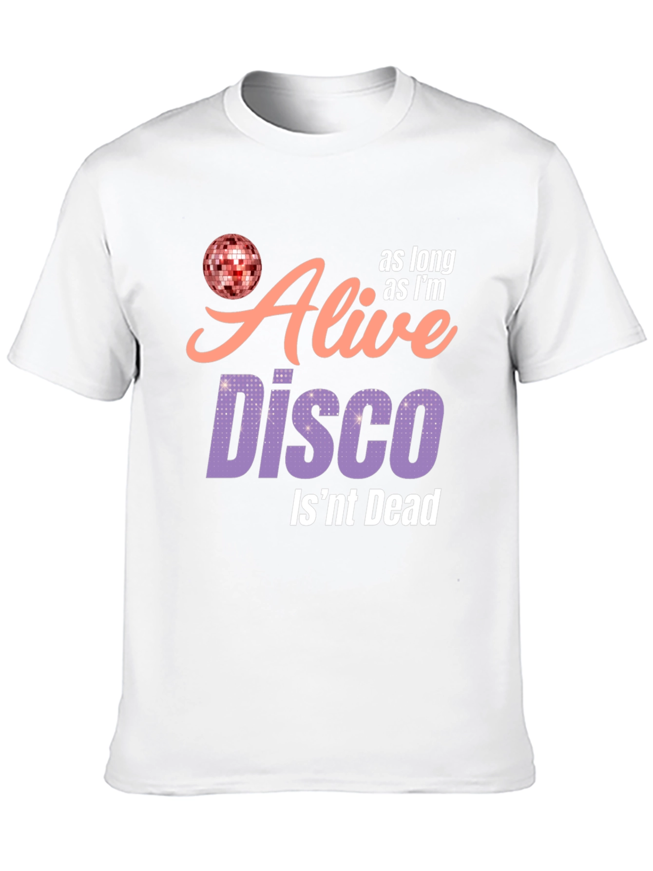 Alive Disco T-Shirt - Disco Ball Graphic Tee