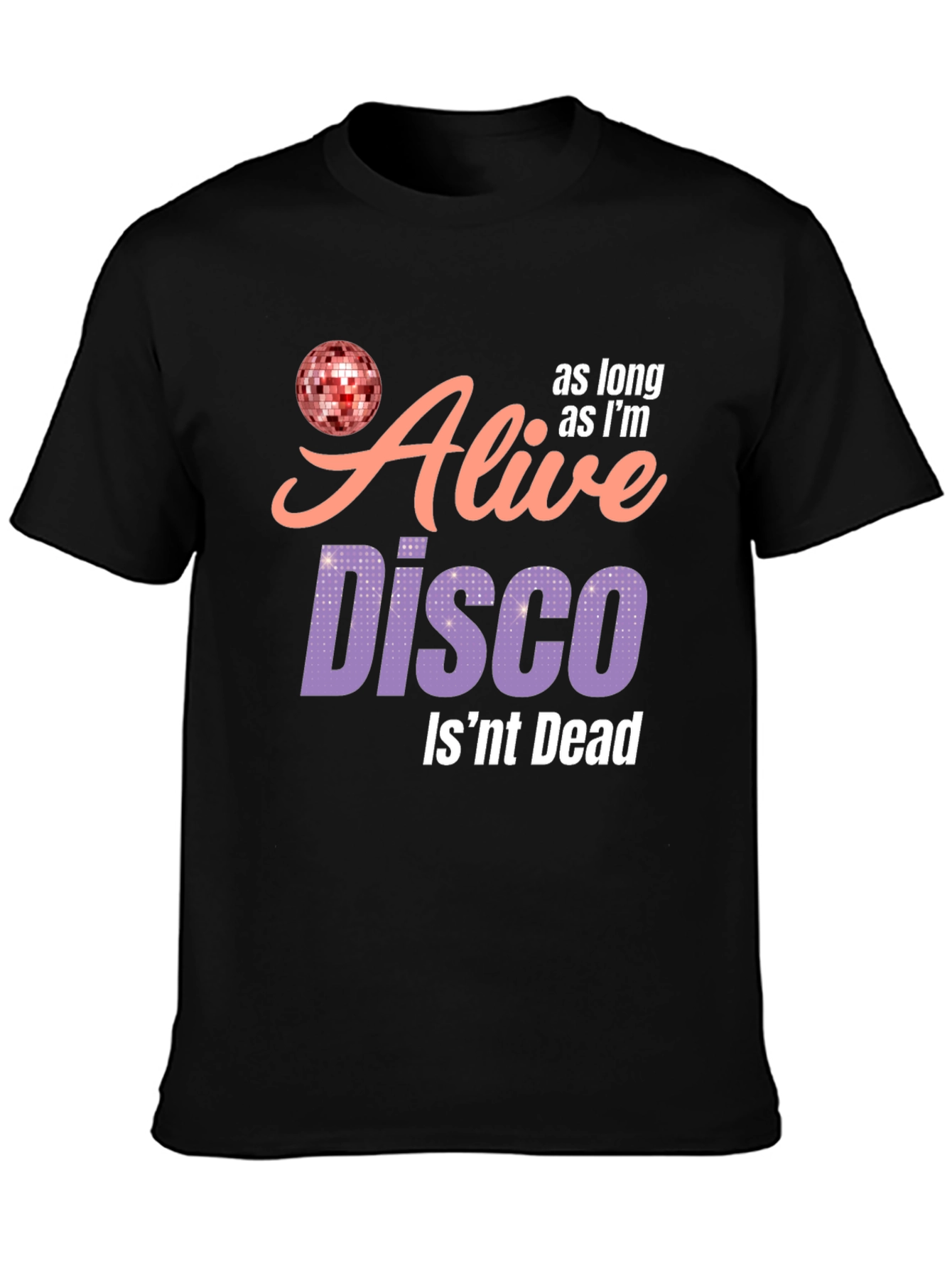 Alive Disco T-Shirt - Disco Ball Graphic Tee