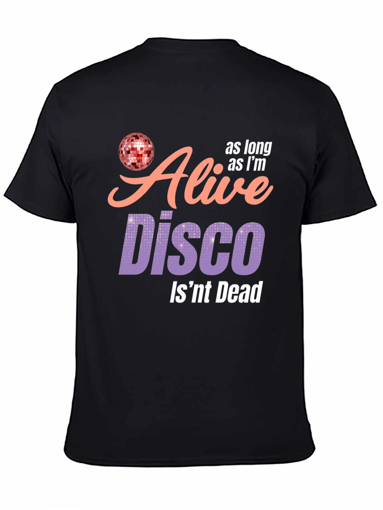 Alive Disco T-Shirt - Disco Ball Graphic Tee