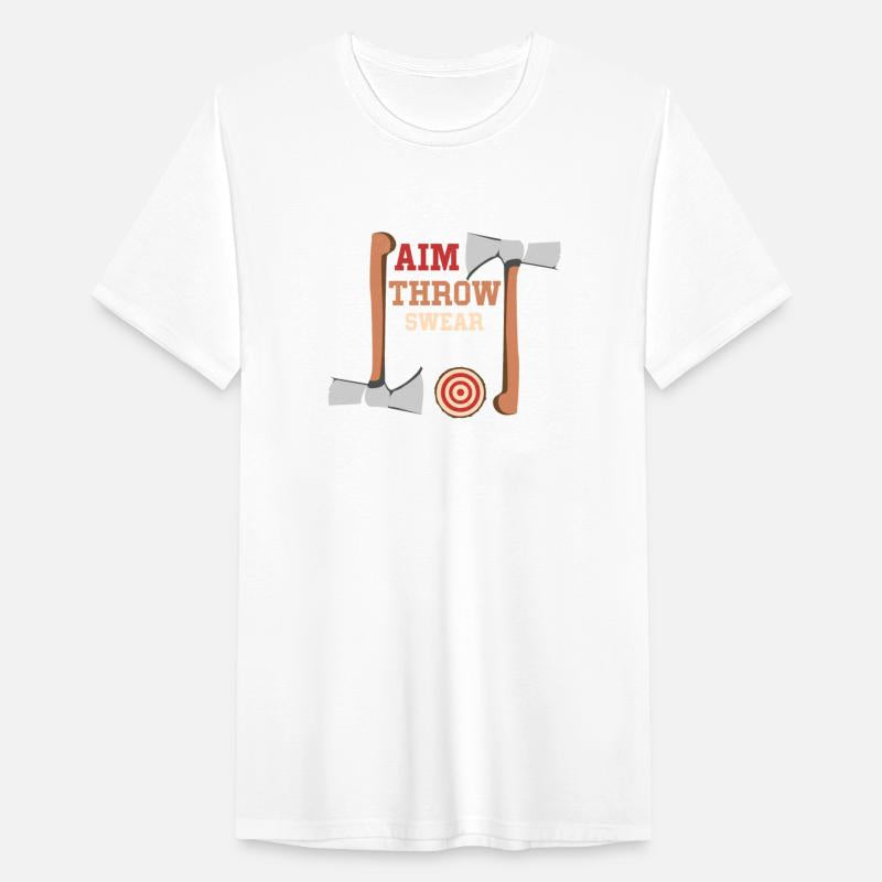 Aim Throw Swear Repeat Hatchet Ax Thrower