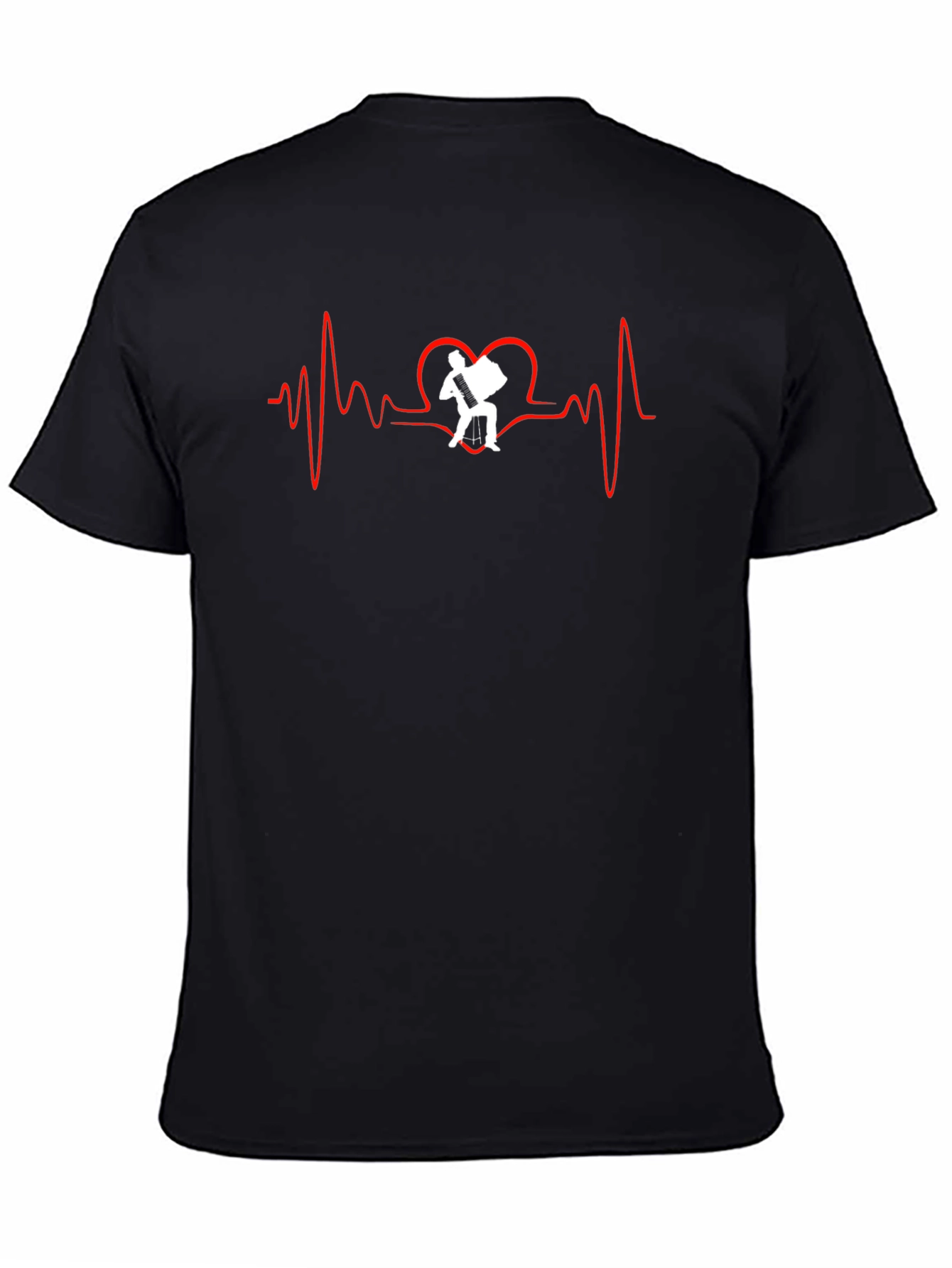 Accordion Heartbeat T-Shirt - Musician Tee