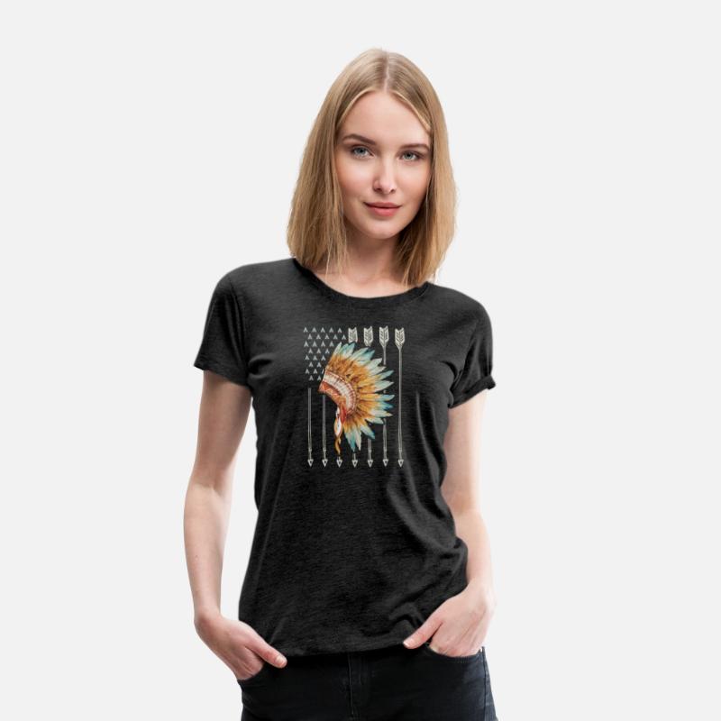 American Flag Cherokee Native American Awesome T-s