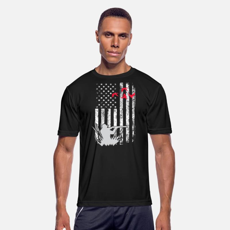 American Flag Patriotic Duck Hunting Waterfowl