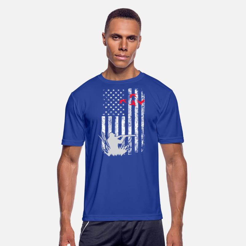 American Flag Patriotic Duck Hunting Waterfowl