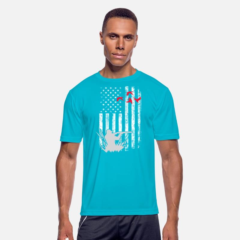 American Flag Patriotic Duck Hunting Waterfowl