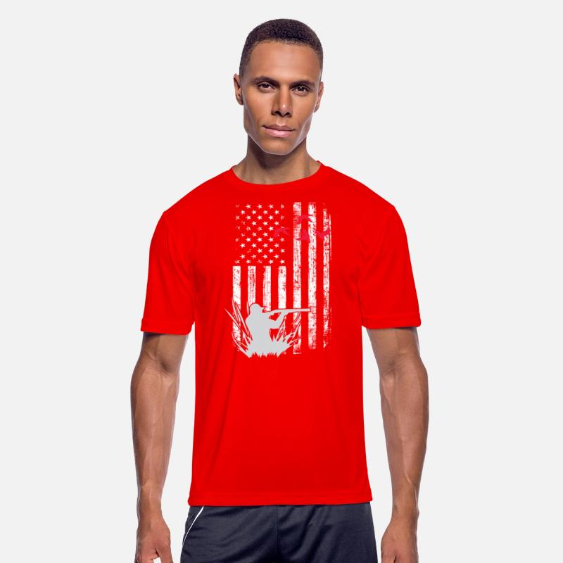 American Flag Patriotic Duck Hunting Waterfowl