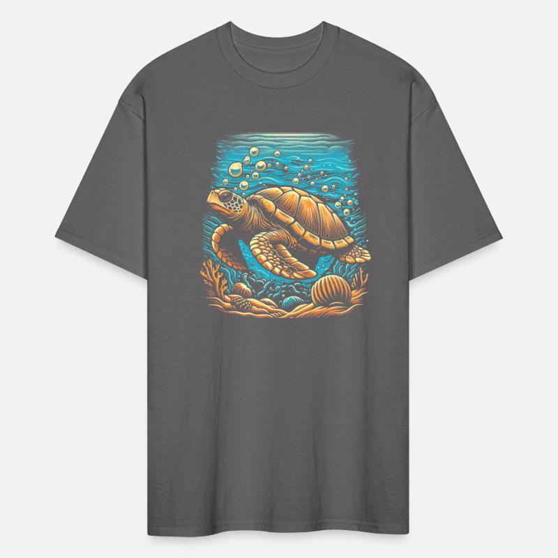 Ancient Turtle s Graceful Swim