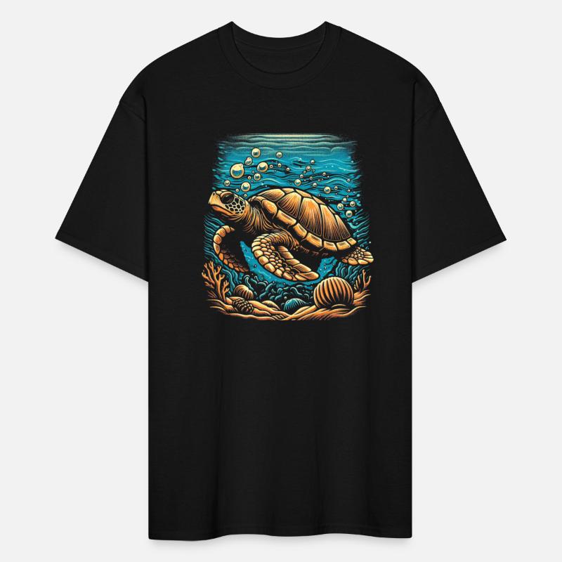 Ancient Turtle s Graceful Swim