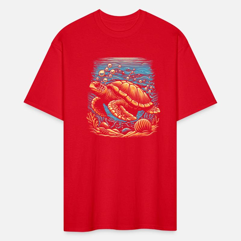 Ancient Turtle s Graceful Swim