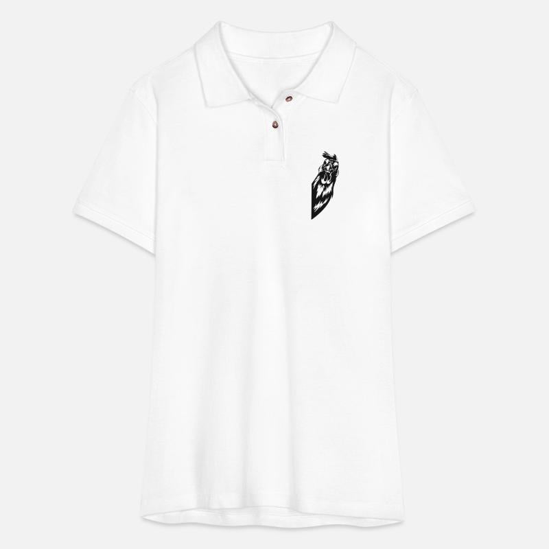 Angry Rooster Head Black Graphic