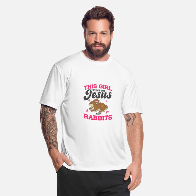 Animal Lover This Girl Runs On Jesus And Rabbits