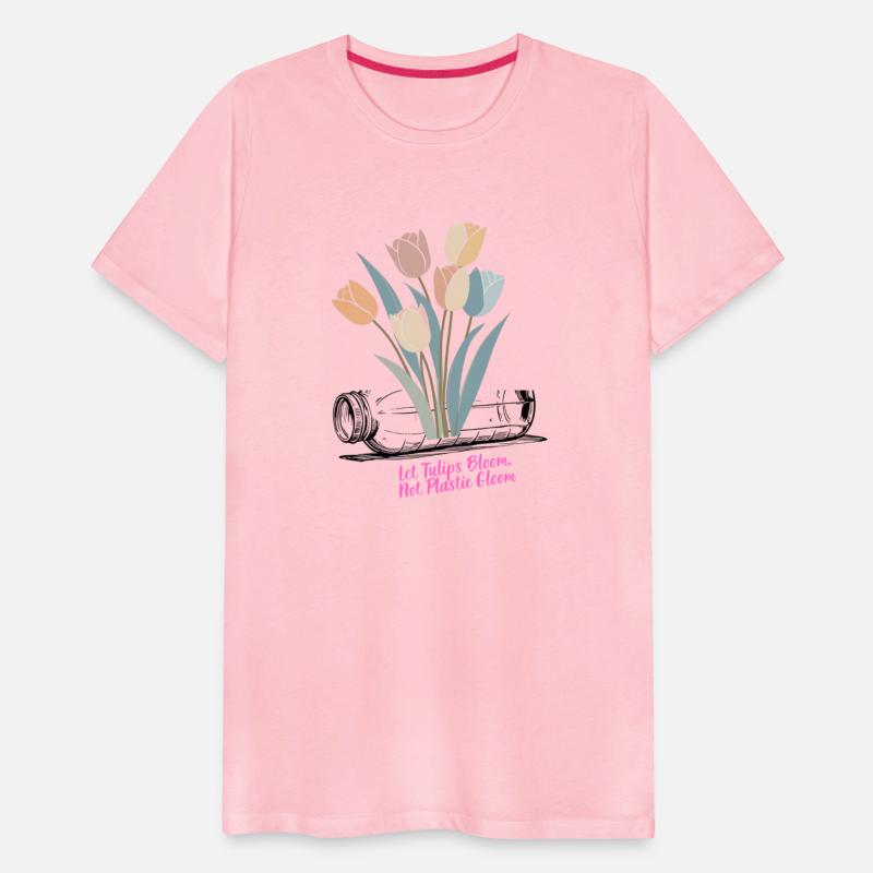 Anti Plastic Gloom Eco Floral Message Tee Art