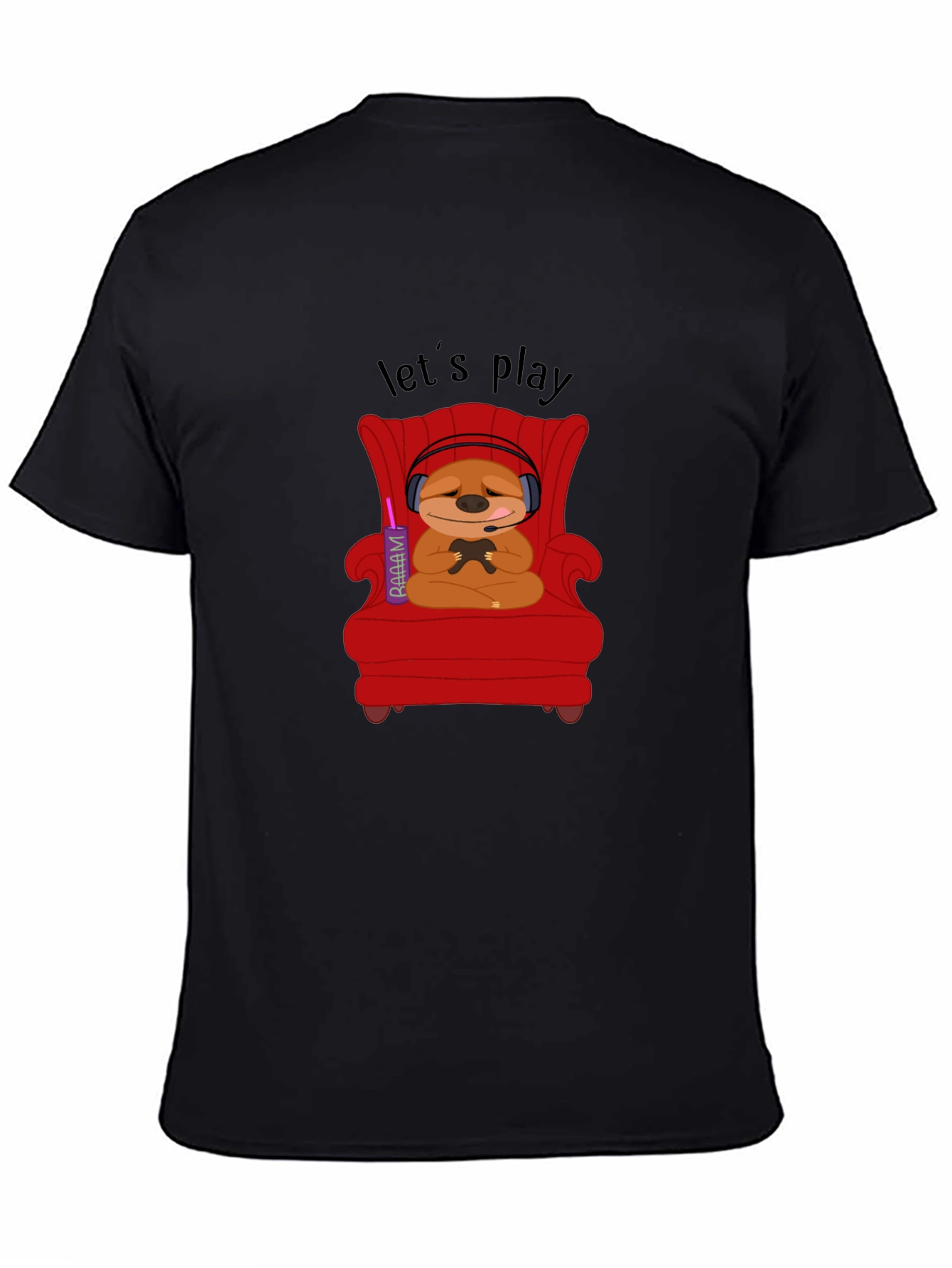 Gamer Sloth T-Shirt - Lets Play