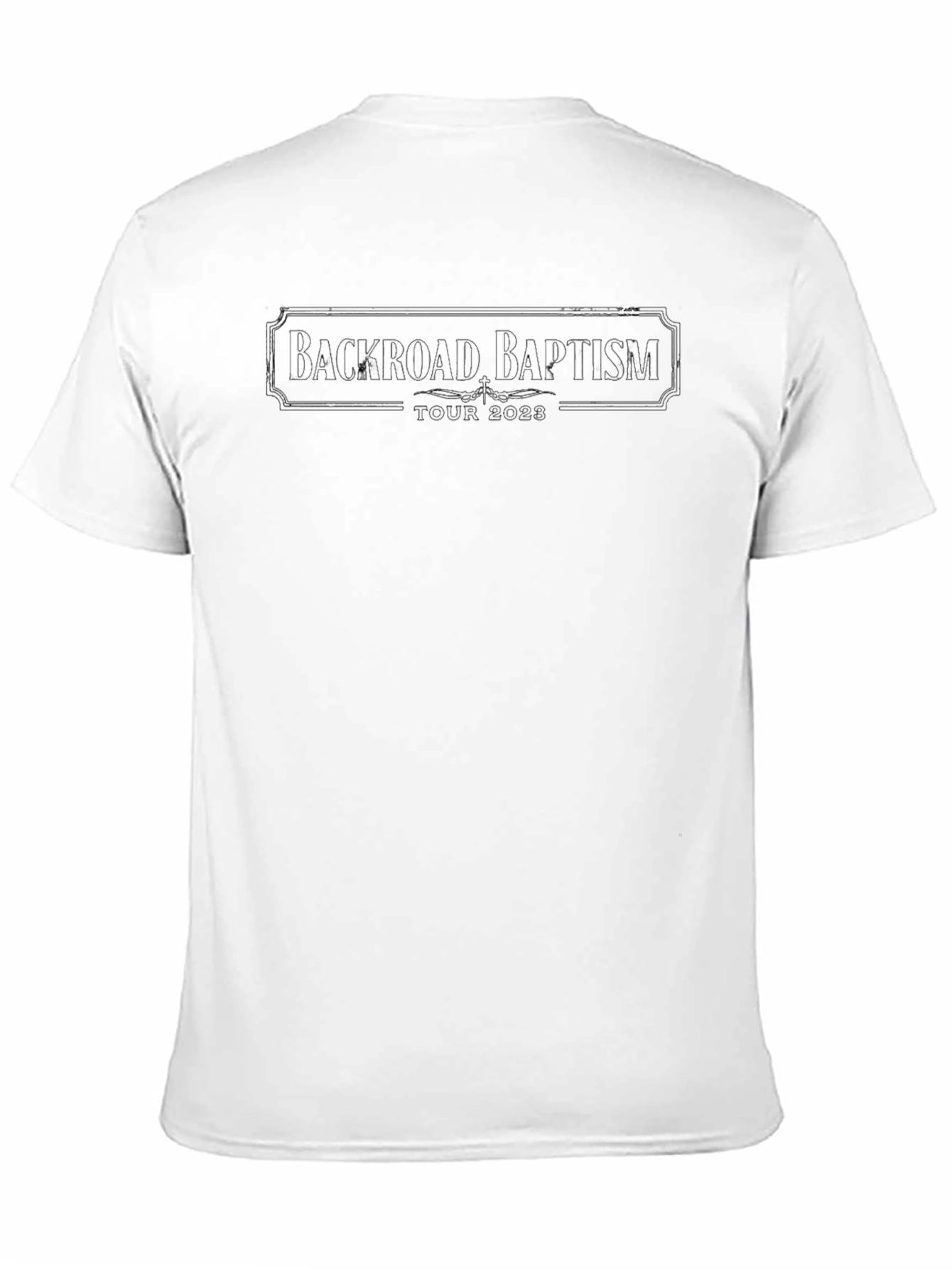 Backroad Baptism Tour 2023 Black T-Shirt