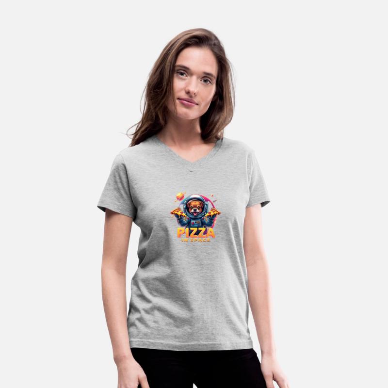 Astronaut Dog Pizza Pop Art Space Galaxy