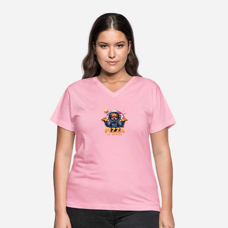 Astronaut Dog Pizza Pop Art Space Galaxy