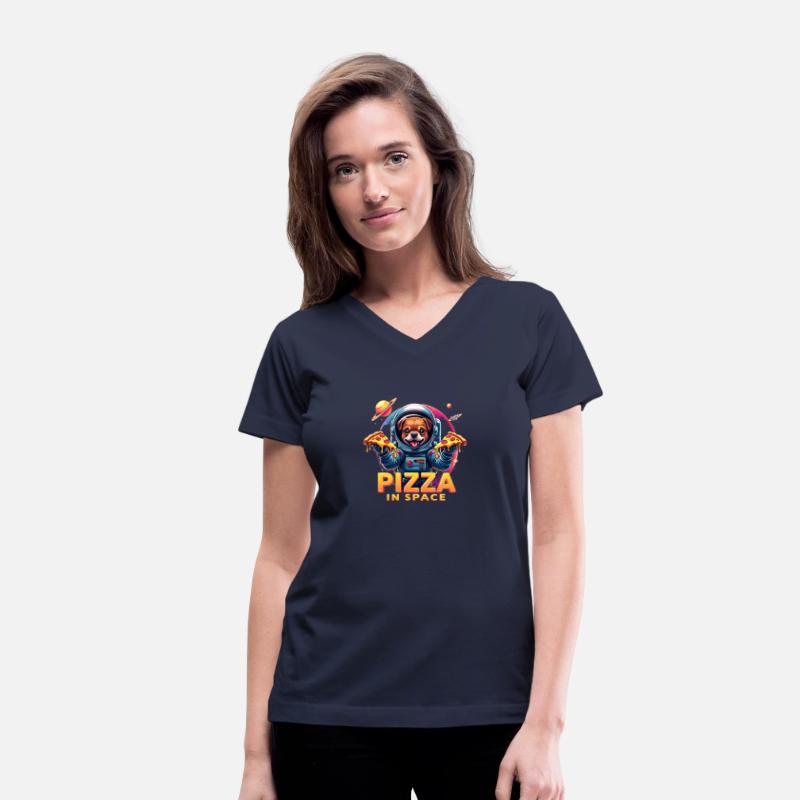 Astronaut Dog Pizza Pop Art Space Galaxy
