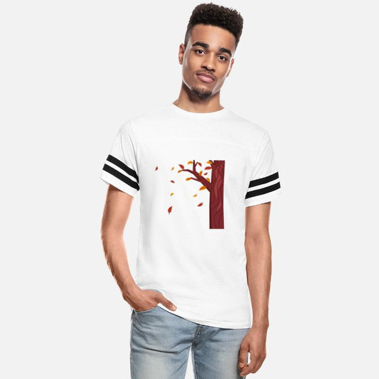 Autumn Frame Design with Falling Leaves