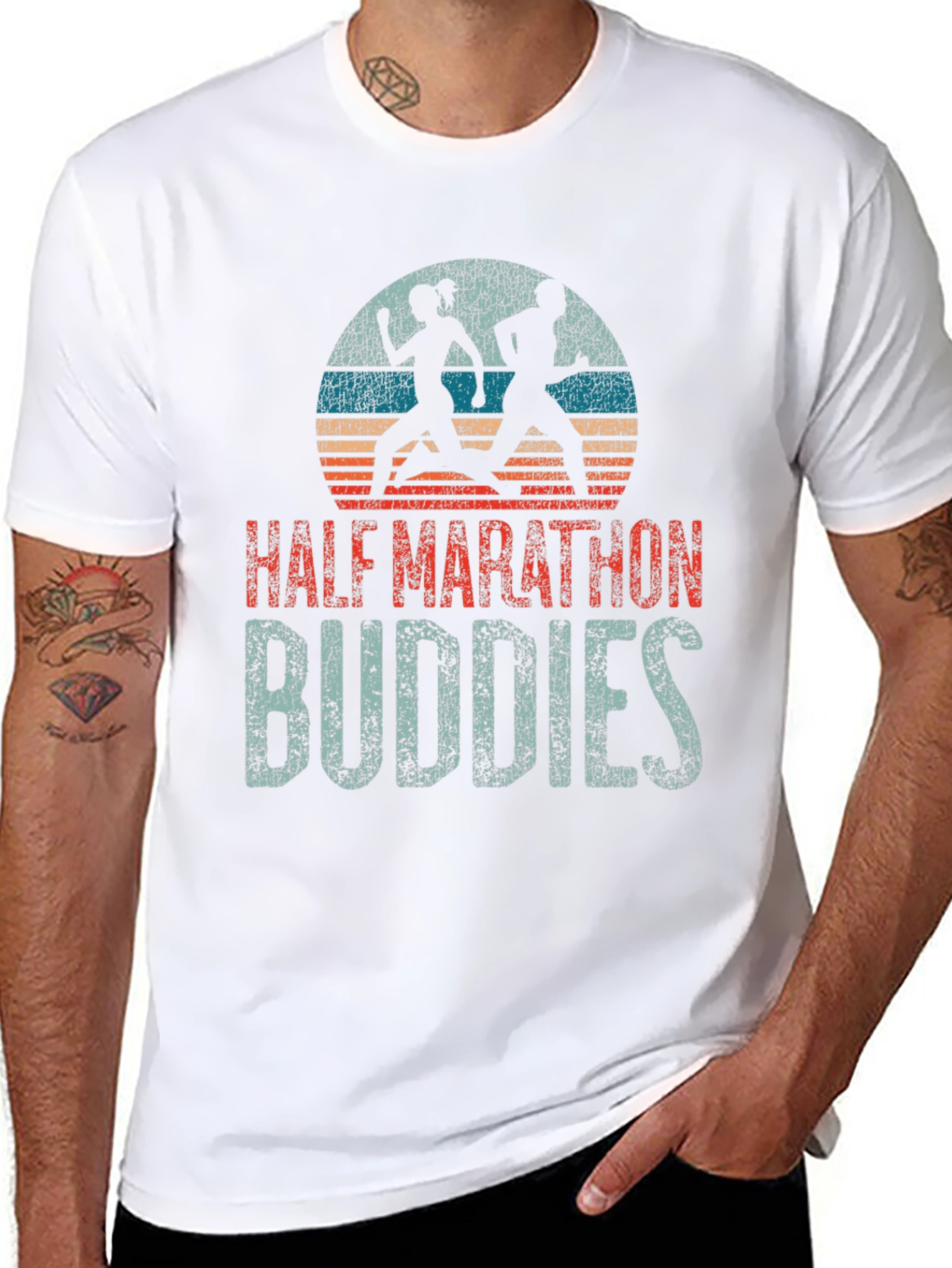 Half Marathon Buddies Graphic T-Shirt