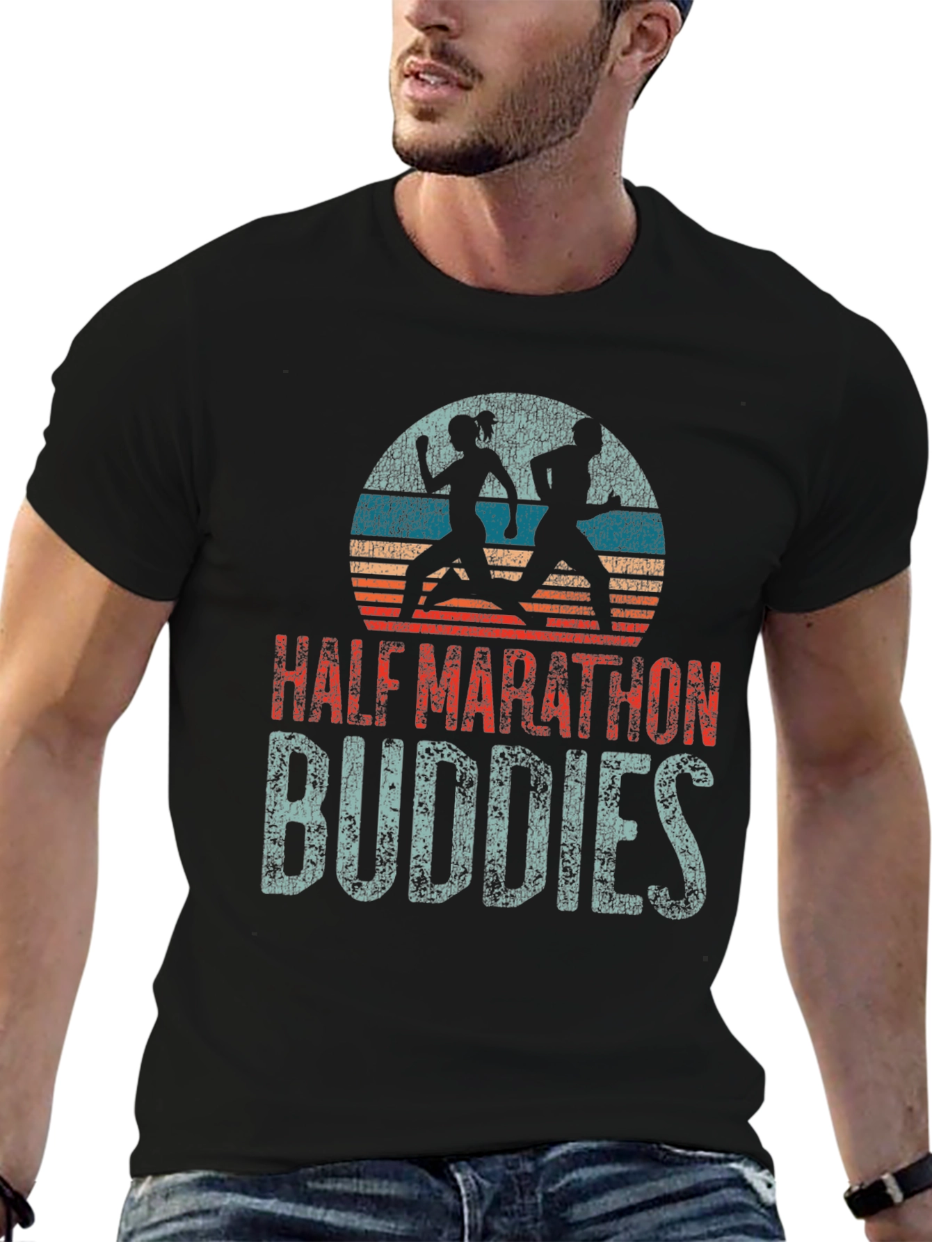 Half Marathon Buddies Graphic T-Shirt