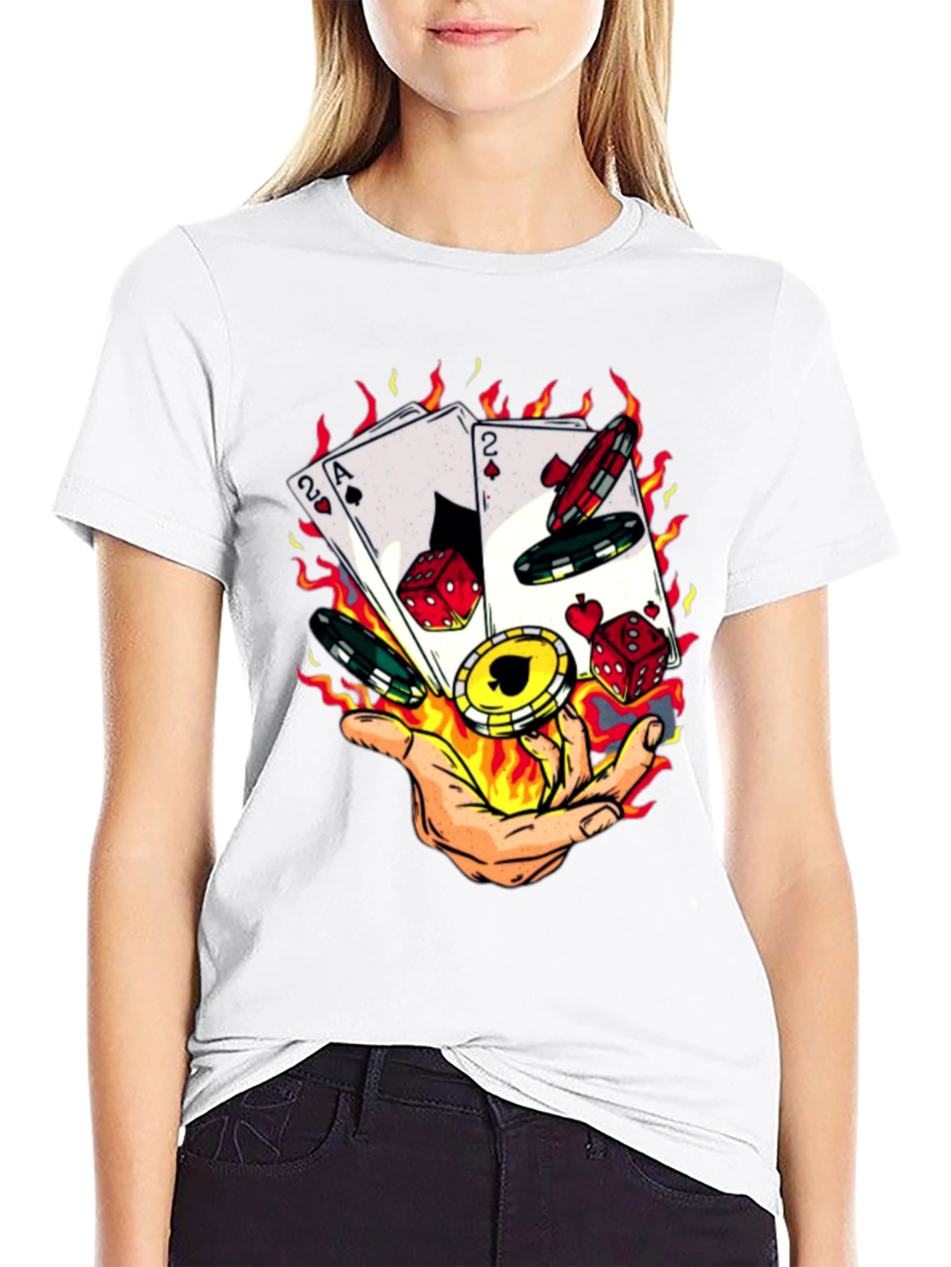 Gamblers Luck Graphic T-Shirt