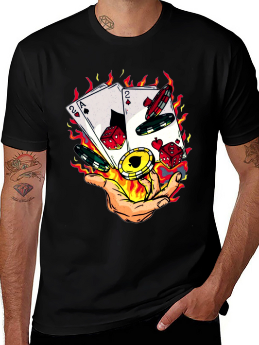Gamblers Luck Graphic T-Shirt
