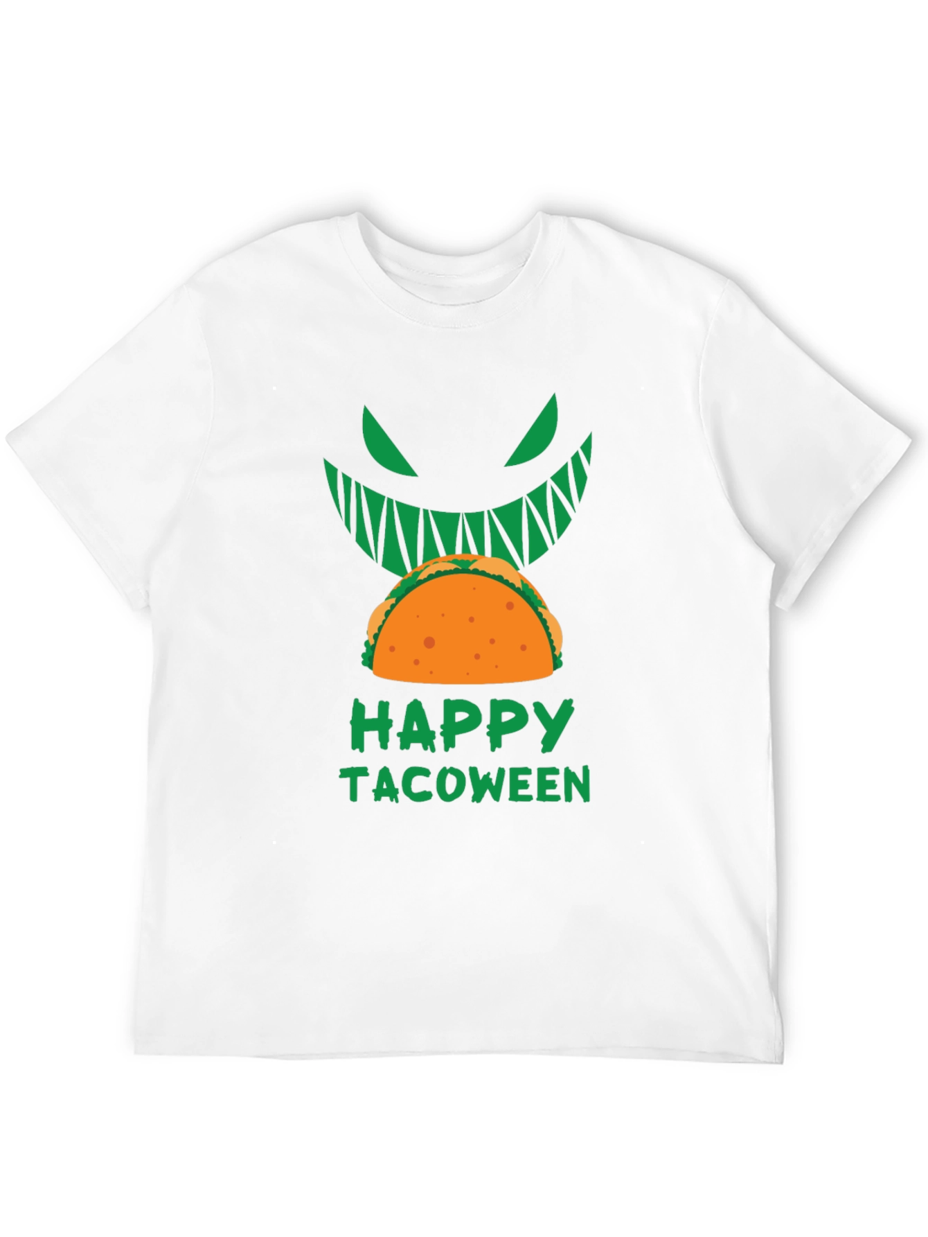 Happy Tacoween Graphic Tee - Halloween Taco Shirt