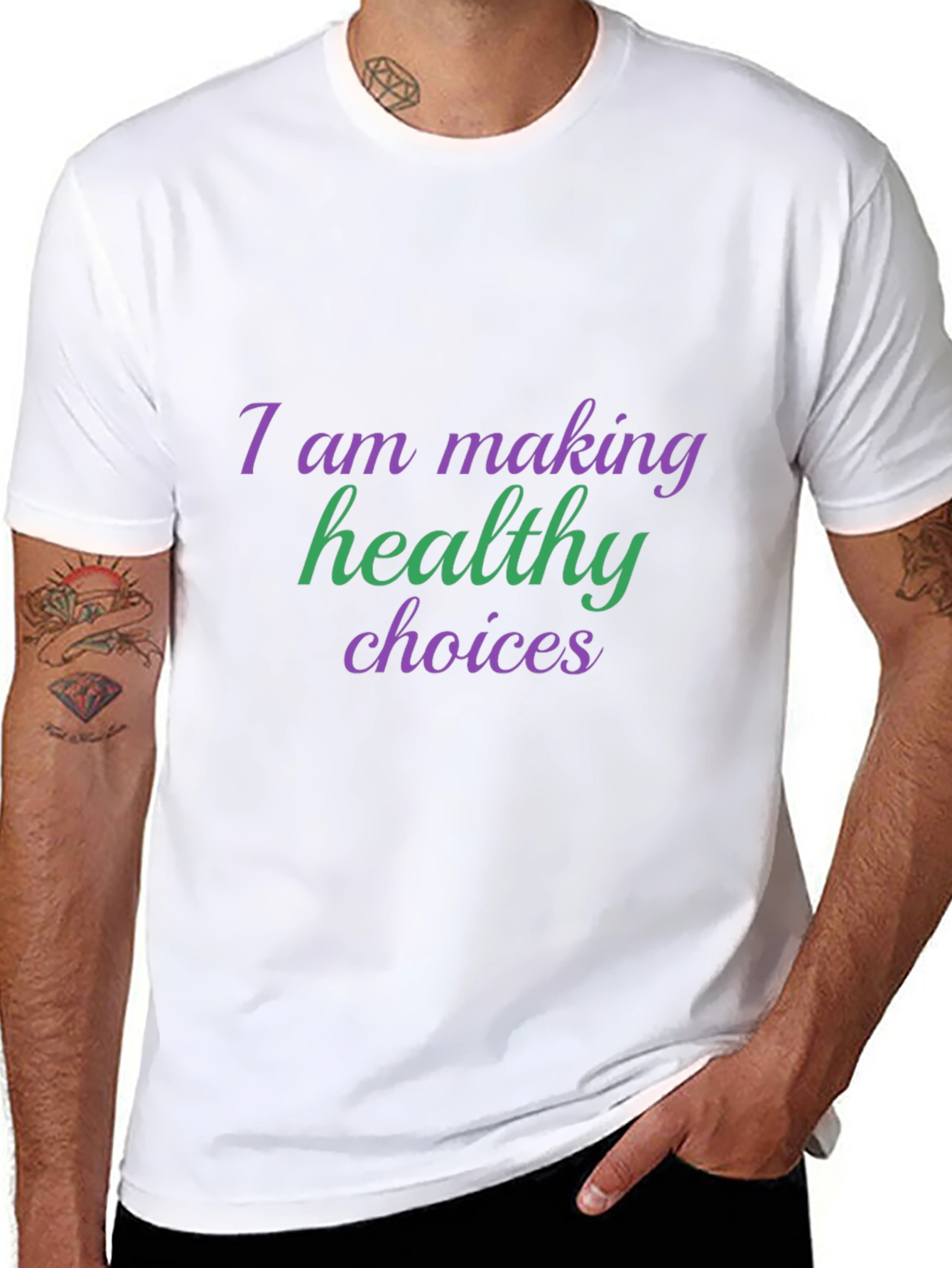 Healthy Choices Black Tee