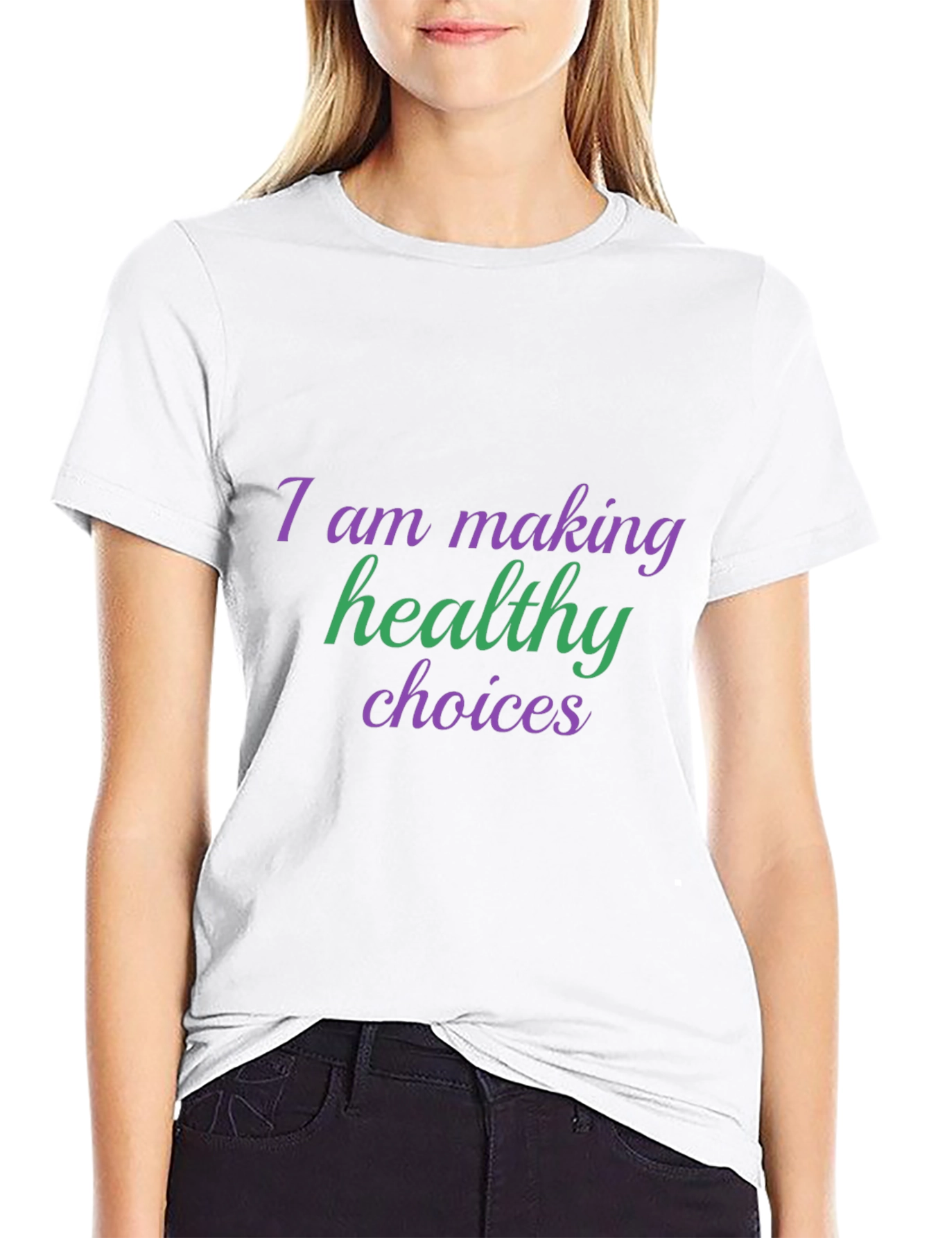 Healthy Choices Black Tee