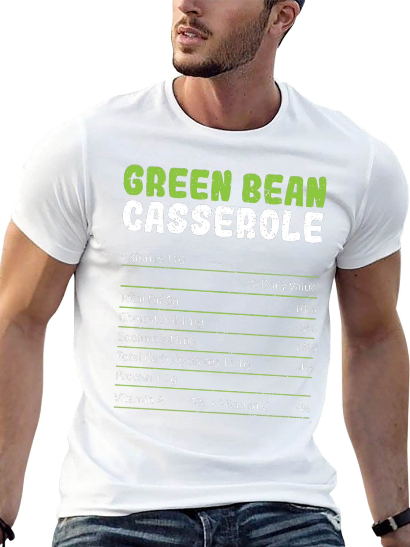 Green Bean Casserole Nutrition Facts T-Shirt