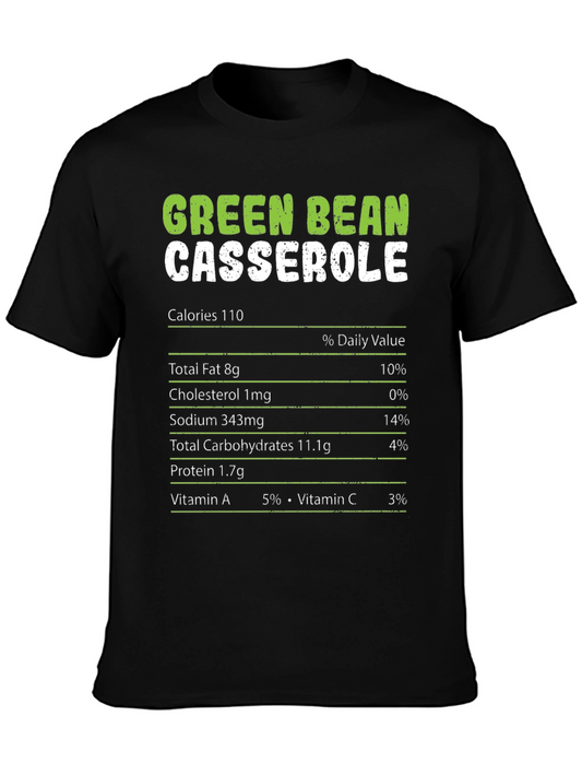 Green Bean Casserole Nutrition Facts T-Shirt