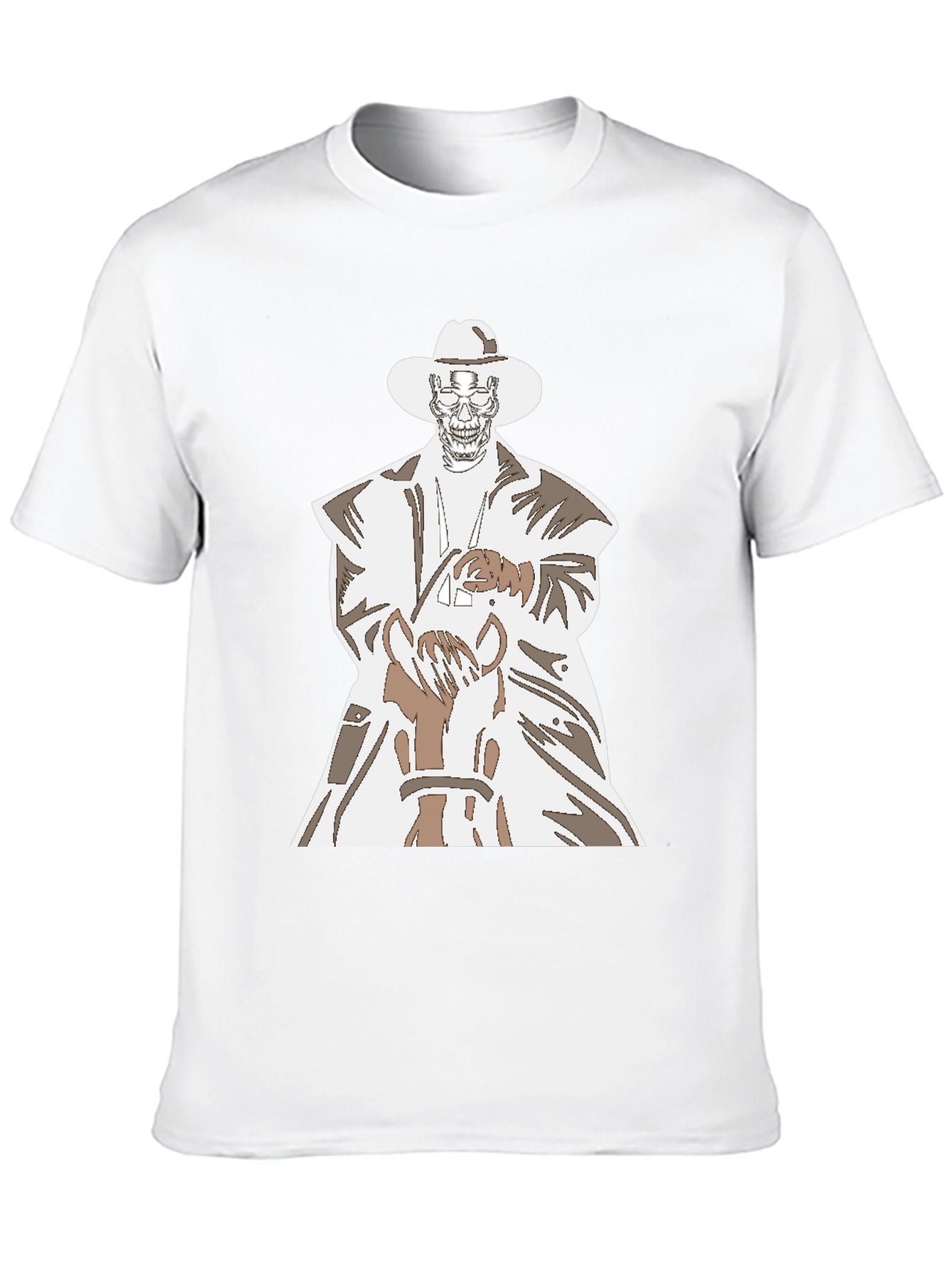Grim Cowboy T-Shirt - Skeleton Rider Graphic Tee