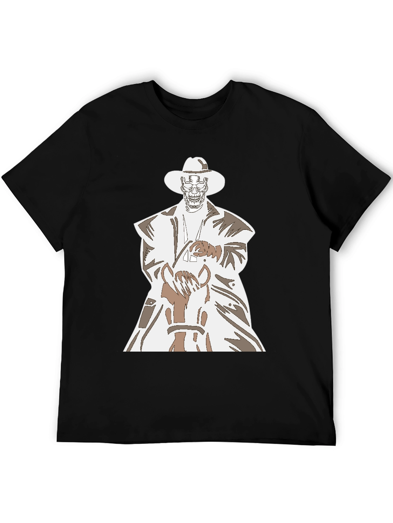 Grim Cowboy T-Shirt - Skeleton Rider Graphic Tee