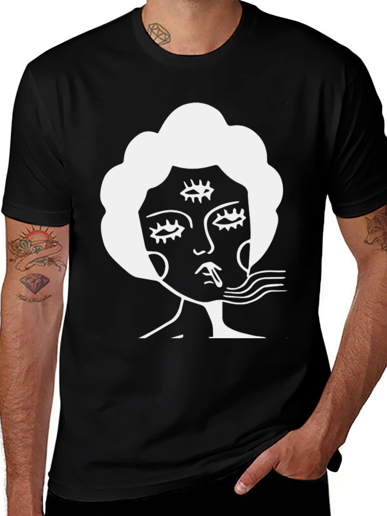 Third Eye Portrait Graphic Tee