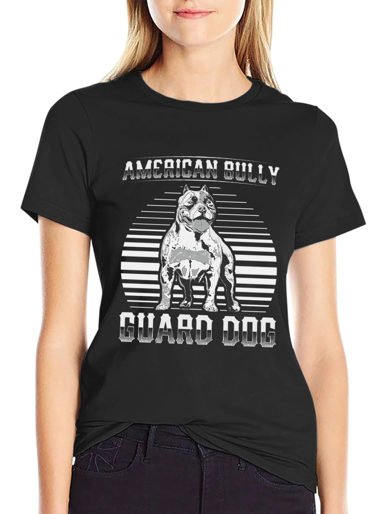 American Bully Guard Dog Graphic T-Shirt