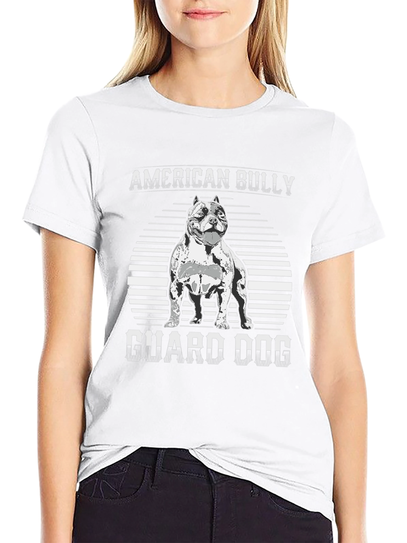 American Bully Guard Dog Graphic T-Shirt
