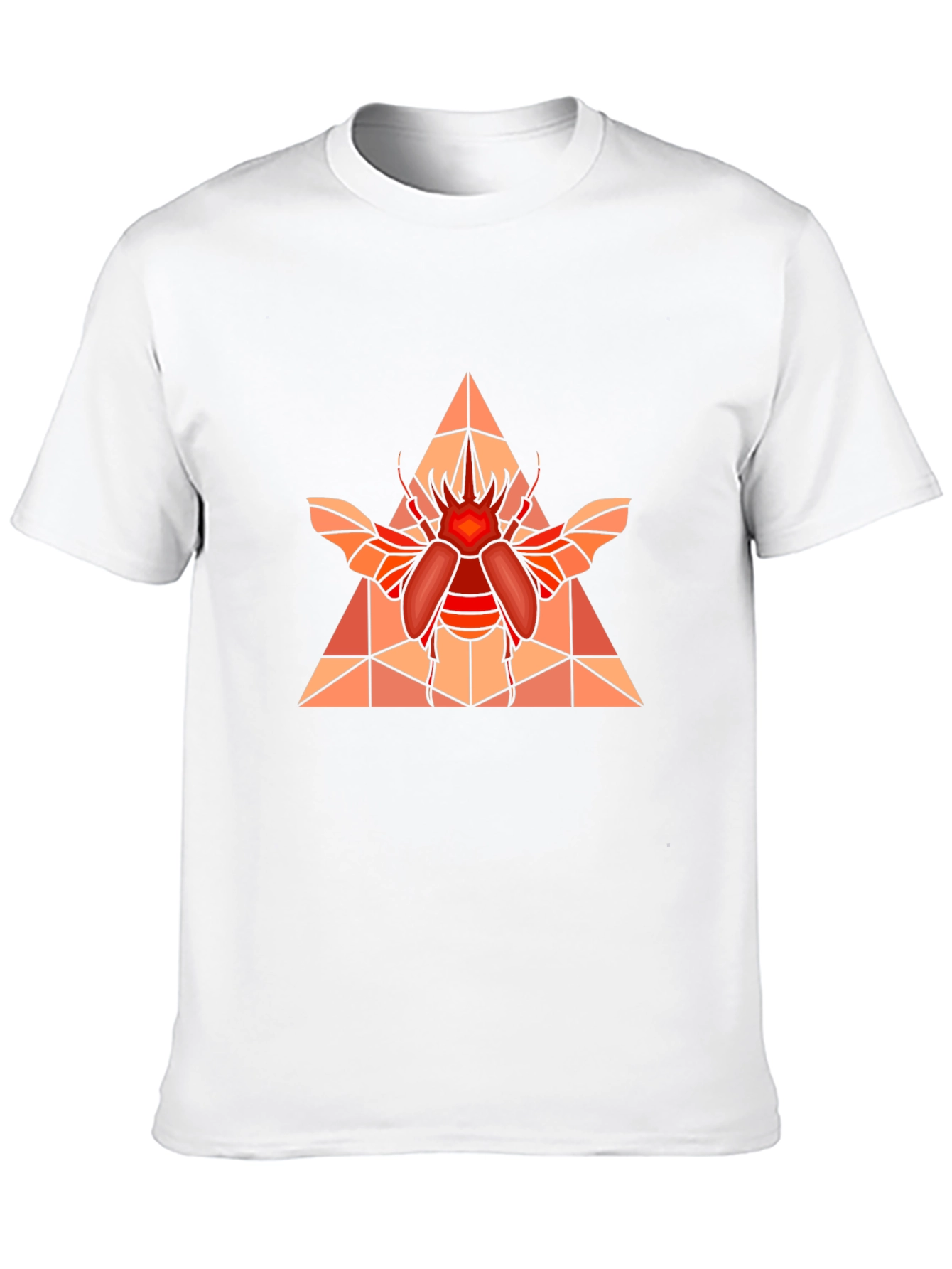 Geometric Beetle Graphic T-Shirt