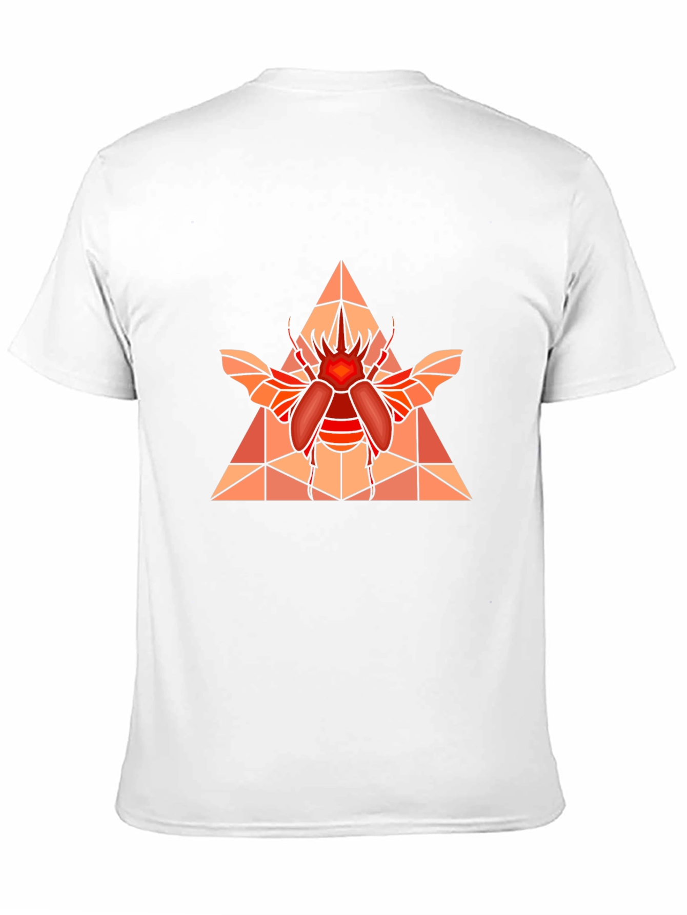 Geometric Beetle Graphic T-Shirt