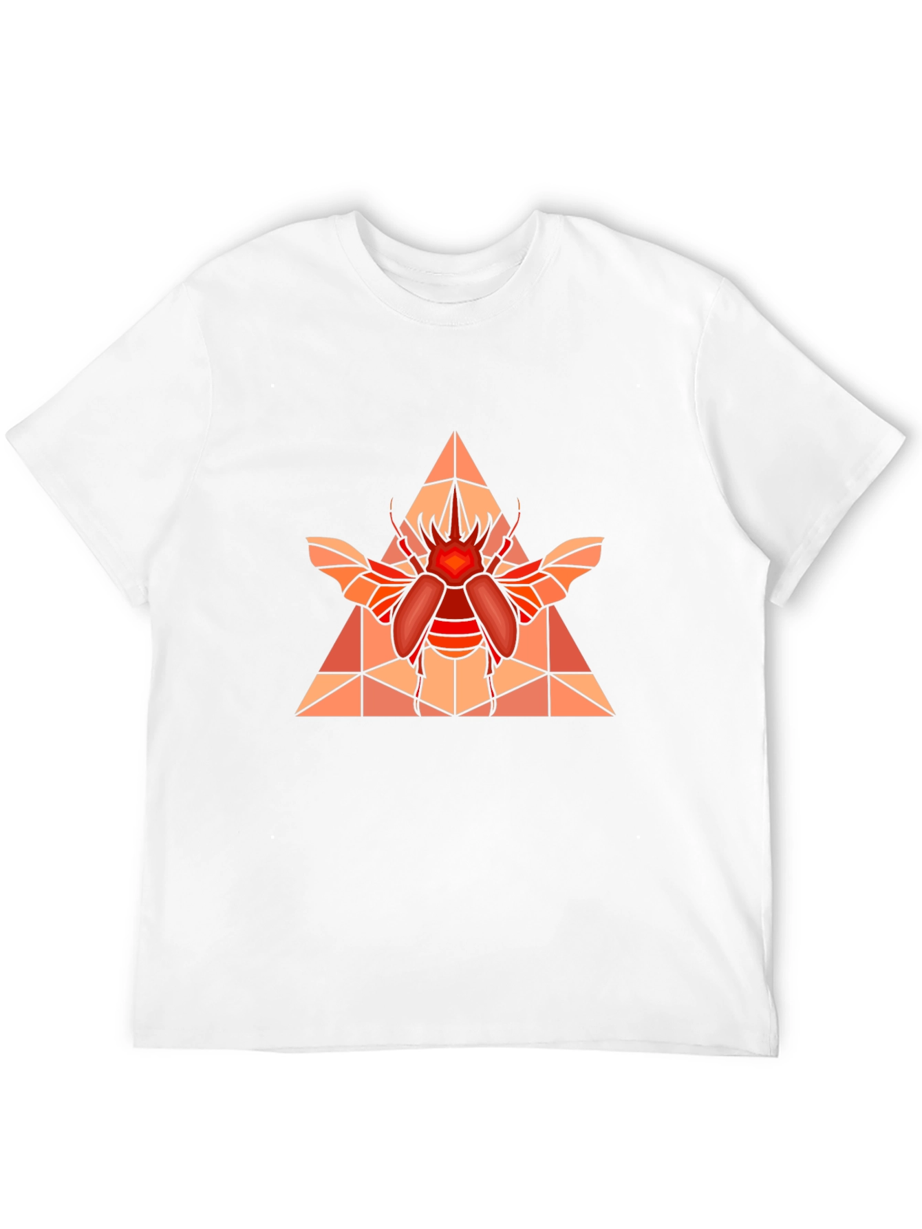 Geometric Beetle Graphic T-Shirt